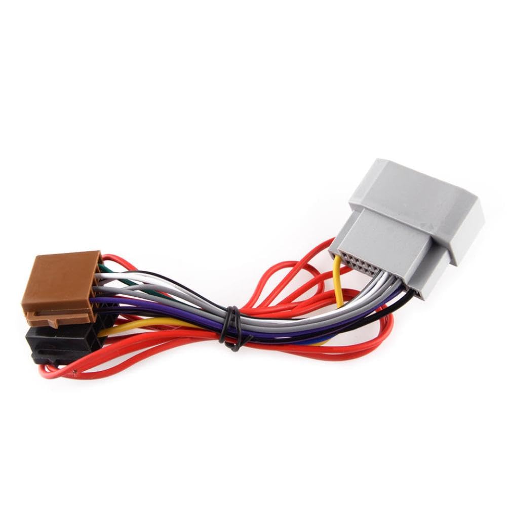 Arnés de cables adaptador ISO para radio estéreo de coche Compatible con piezas de motocicletas automotrices cargador de brújula Journey Dakota