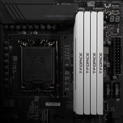 Image of TEAMGROUP T-Force XTREEM DDR5 Ram 32GB (2x16GB) 7600MHz PC5-60800 CL36 A-DIE Desktop Memory Module Ram for Intel XMP 3.0 & AMD Expo Compatible White FFWD532G7600HC36FDC01