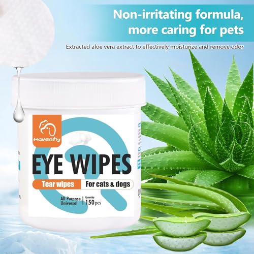 Pet Wipes for Cats & Dogs, Grooming Wipes for Eyes, Paws, Ears, Nose, Unscented Soft Pet Tear Stain Remover Wipes 150 Pads Pet Wipes for Cats & Dogs, Grooming Wipes for Eyes, Paws, Ears, Nose, Unscented Soft Pet Tear Stain Remover Wipes 150 Pads