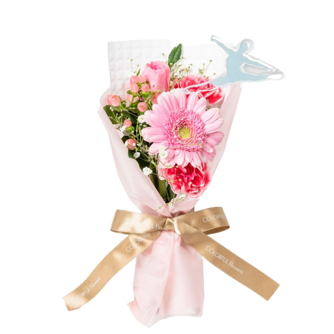 バレエ bouquet elegant 優雅でシックなフラワーBOX BRM006〔プリザーブド