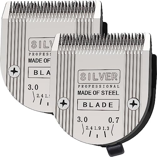 2PCS 5 in 1 Ersatzklingen Kompatibel mit Wahl Bravura Clipper .Chromado,Creativa,Figura Hundeschermaschinen für Hunde Grooming