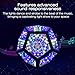 MITO Infinity Mirror Light Infinite Dodecahedron Color Art Light for Gaming Room Decor 3D Hyper Cube RGBW Color Changing Night Lighting for Computer Gaming Desk Birthday Christmas Gift