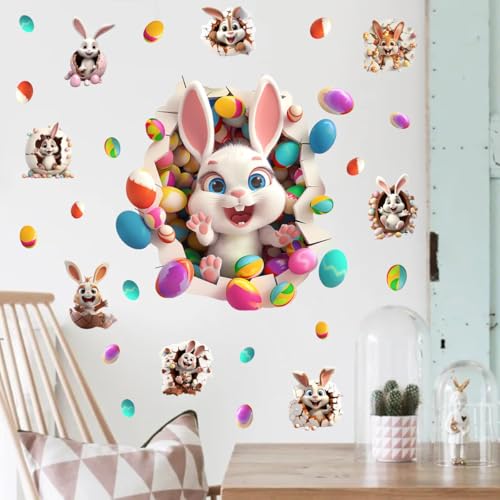 Large-3D-Easter-Bunny-Wall-StickersLovely-Rabbit-with-Easter-Eggs-Vinyl-Wall-Decals-Removable-Colorful-Easter-Bunny-Crack-Hole-Wall-Art-for-Spring-Holiday-Kids-Bedroom-Playroom-Decor Large 3D Easter Bunny Wall StickersLovely Rabbit with Easter Eggs Vinyl Wall Decals Removable Colorful Easter Bunny Crack Hole Wall Art for Spring Holiday Kids Bedroom Playroom Decor