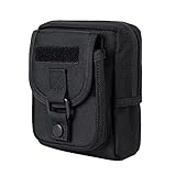 Dotacty Compact Utility Gadget Pouch Tactical MOLLE Nylon Duty Belt Pouches for Police Law Enforceme