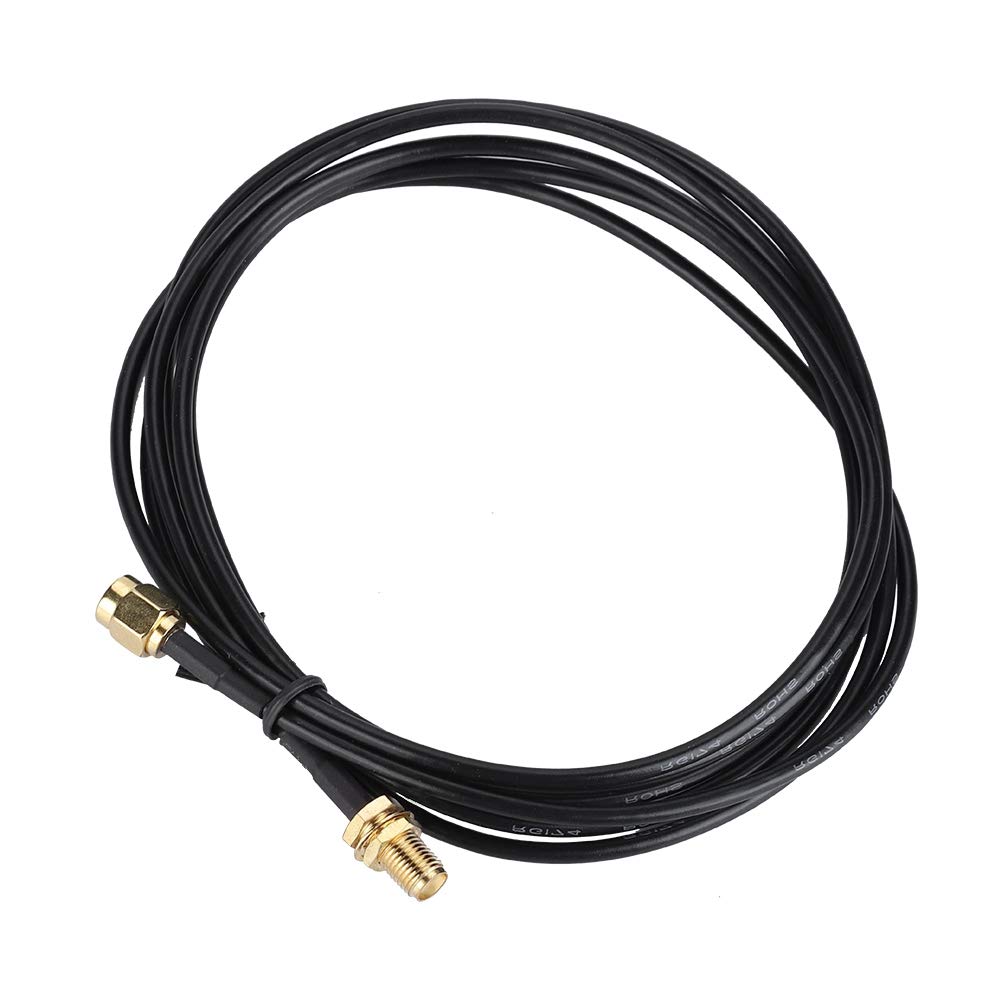 BROLEO Câble SMA vers SMA, cuivre pur résistant à 1000 insertions, câble coaxial SMA noir pour système réseau