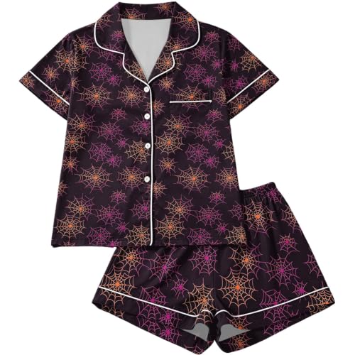 ZHIHAIHEN Halloween Pajamas Women 2 Piece Shorts 29# Multicolor Large - image 6