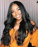 CHANTICHE Wavy Synthetic Lace Front Wigs for Women (26 Inch)