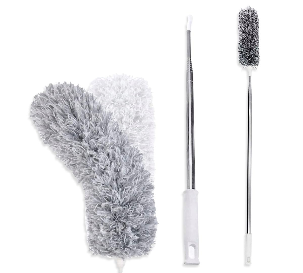 Blue Harmony Microfiber Feather Duster Fan Cleaner Mop with Extendable Pole 100 Inch with Anti Scratch Bendable Head Brush for Cleaning High Cobweb Stick High Ceiling Fan (B0CR68JWFQ) Amazon Price History, Amazon Price Tracker