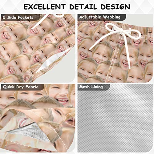 Custom Boys Swim Trunks, Personalized Beach Shorts Swimwear Bathing Suit, 2T3