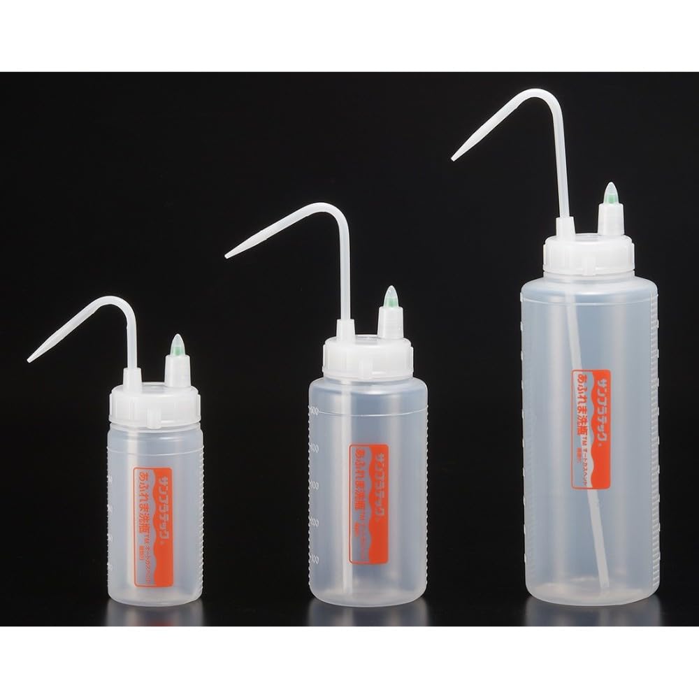 Amazon.co.jp: サンプラテック あふれま洗瓶TM（液垂防止弁付洗浄瓶