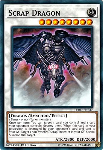 Yu-Gi-Oh! - Scrap Dragon - LEHD-ENB37 - Común - 1ª Edición - Mazos de héroe legendarios - Baraja Aesir