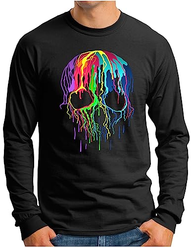 T-shirt Melting Skull homme OM3 idéal pour vos sorties rock et décontractées