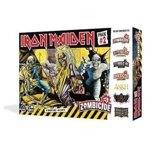 Asmodee - Zombicide, 2a Ed - Iron Maiden Pack 2, Espansione Giocco da Tavolo, Pack 2