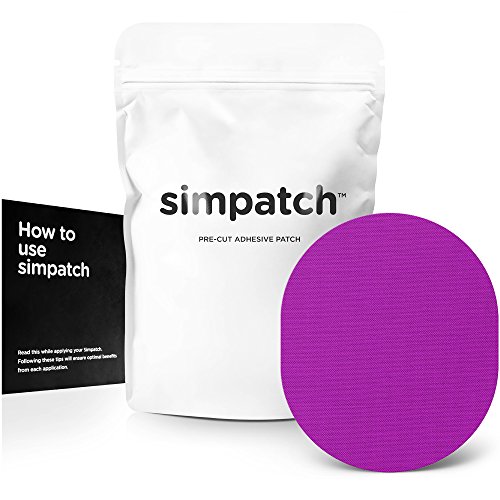 SIMPATCH Universal Adhesive Patch (25-Pack) - Waterproof Adhesive, CGM Patches (Purple)