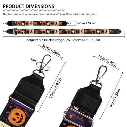 Image of Jeiento Wide Purse Strap Wide Shoulder Strap Adjustable Replacement Belt Soft Guitar Shoulder Straps for Women Girls Gifts