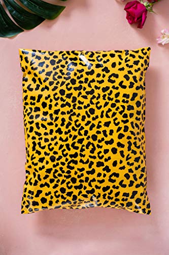 Image of Inspired Mailers - Poly Mailers Variety Pack - Wild Cheetah - 30 (10 Each: 6x9, 10x13, 14.5x19 Sizes) - Shipping Bags