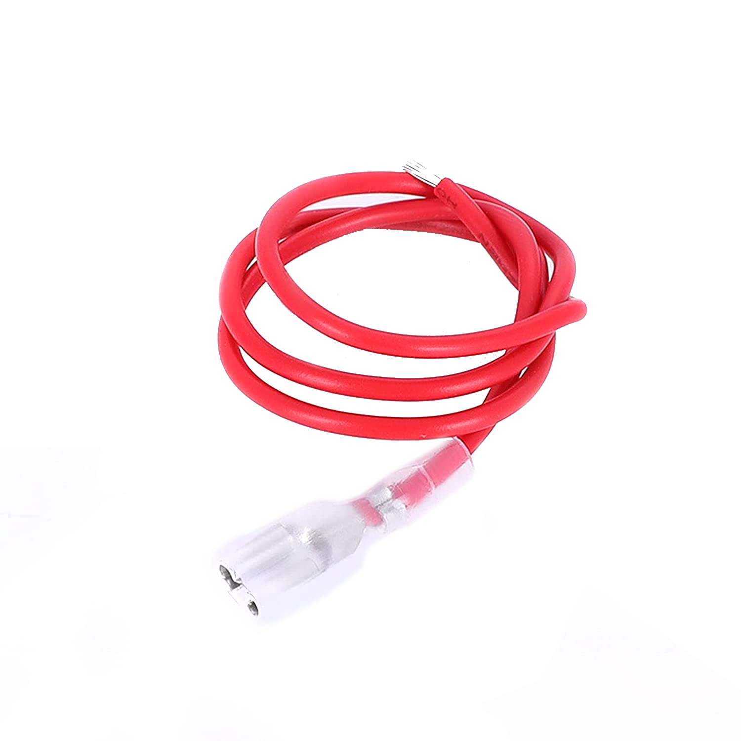 3M Scotchlok Red Locking Brazed Vinyl Brazed Fork & Spade Terminal - 0.85 in Length - 0.3 in Fork Width - #8 Stud - MV18-8FBX [PRICE is per TERMINAL]