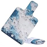 Pilates Reformer Mat Towel With Shoulders - Non-Slip, Great Grip, Easy to Wash, Lightweight Portable Mat (Feather)