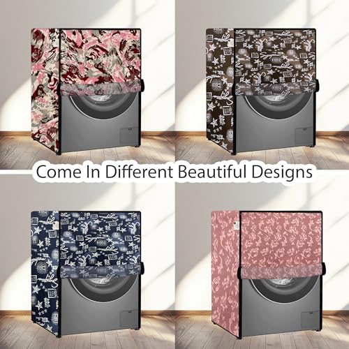 Image of MAXIMUS Waterproof & Dustproof Top Front Load Washing Machine Cover for 6 kg 6.5 kg 7kg & 7.5 kg Compatible for IFB LG Samsung Whirlpool Bosch Haier | Siemensfor with Pipe Holes (SIGNATURE BLUE)