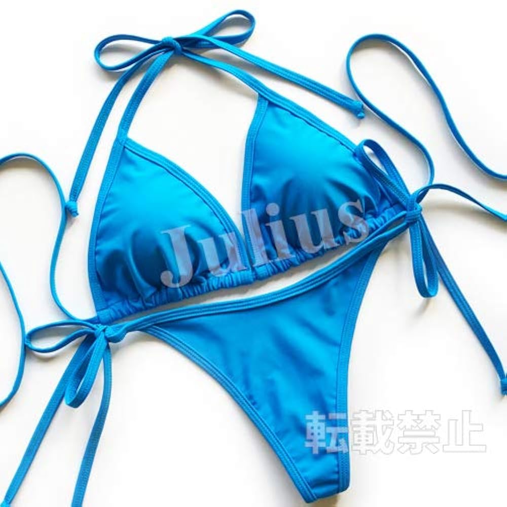 PLT★水着 ホルターネック 紐パン ハイレグ ビキニ 上下 セット PLT☆水着 ホルターネック 紐パン ハイレグ ビキニ 上下 セット
