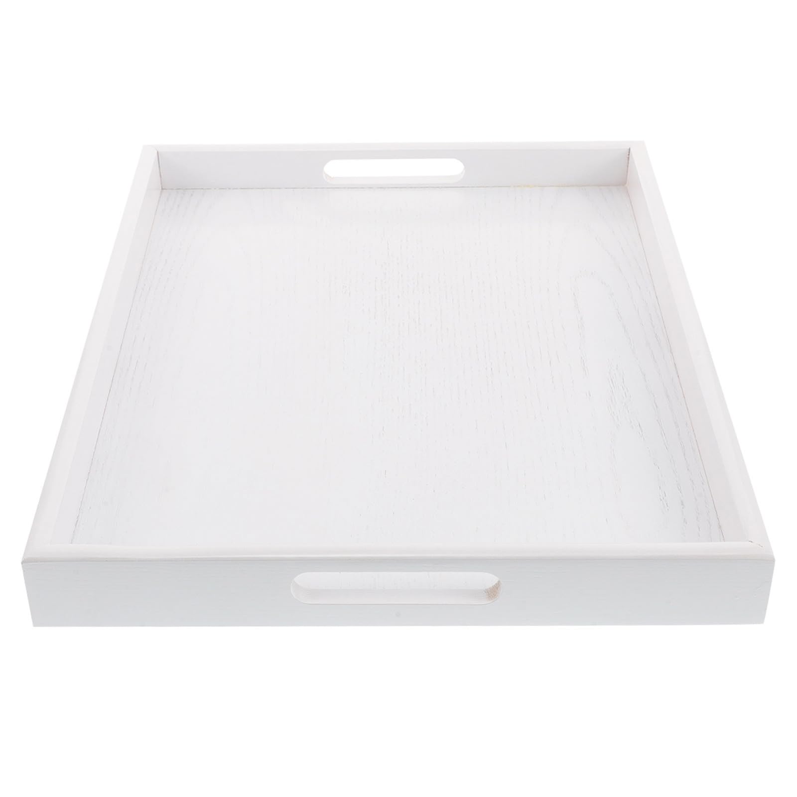 GARVALON Bandeja de Madera Rectangular Elegante y Decorativa para Organizar en Área de Comedor o Decoración del Hogar