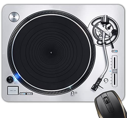 Vintage Turntable DJ Mouse Pad