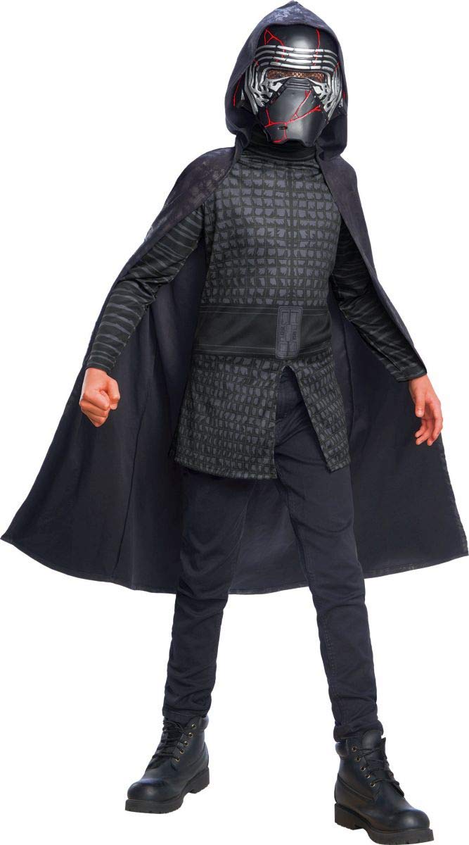 Generique - Costume Star Wars XI-Kylo Ren pour garçon - Noir/gris - Taille 104/116 (5-6 ans)