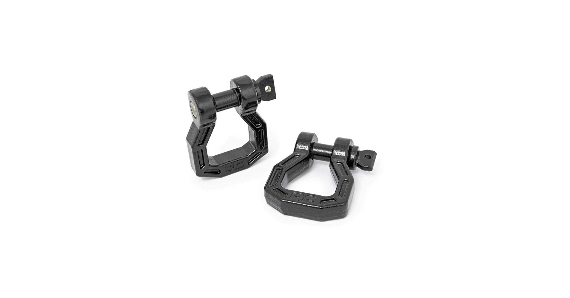 Amazon.com: Rough Country Black Forged Steel D-Ring Shackle