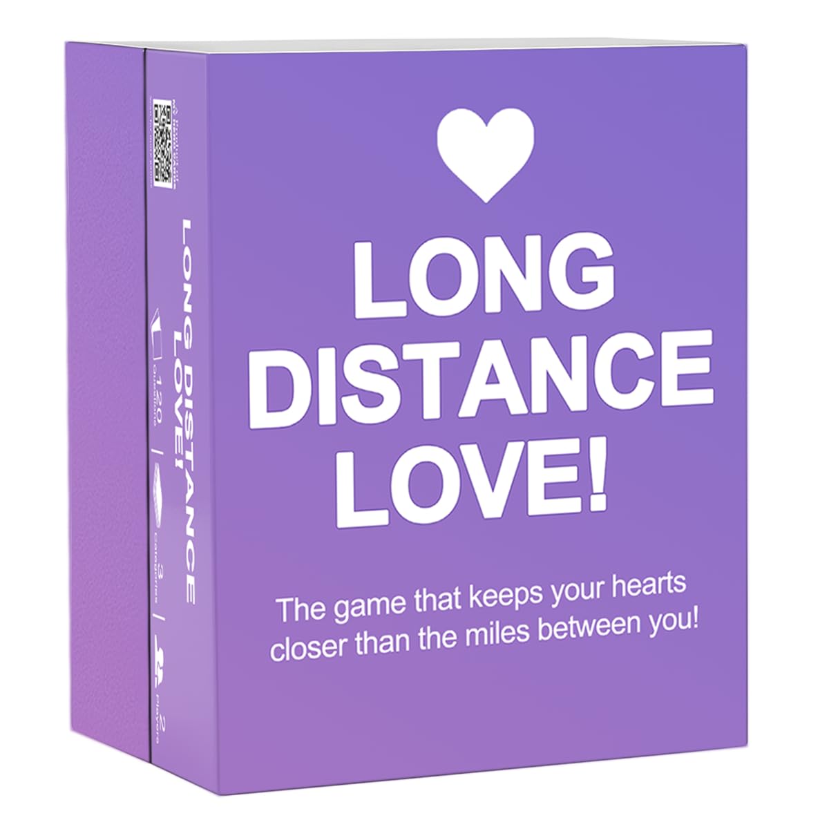 Long Distance Love – Long Distance Relationship Card Game for Couples, 150 Conversation Starter Cards for Video Calls & Virtual Date Night, Gift for