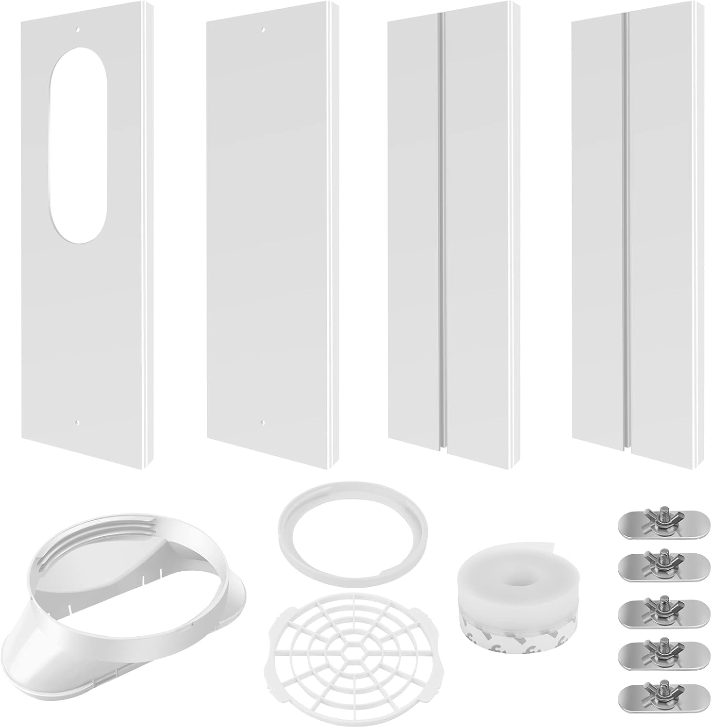 Air Conditioner Window Kit for Exhaust Hose 5.1 Inch
