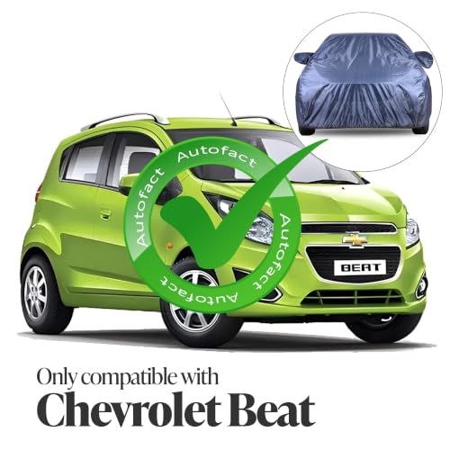 Image of Autofact Premium Car Cover for Beat | All Weather Water-Resistant Full Body Car Cover | Light-Weight Triple-Stitched Outdoor Shield with UV Protection, Dustproof & Heat-Resistant