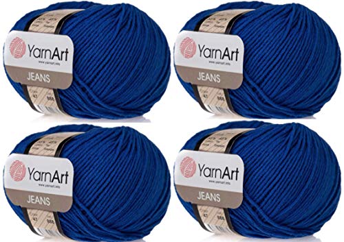 Image of YarnArt Cotton Blend Amigurumi Yarn - Cotton Acrylic Blend Yarn for Knitting & Crochet, Soft & Durable Yarn for Amigurumi, Baby Items and Garments