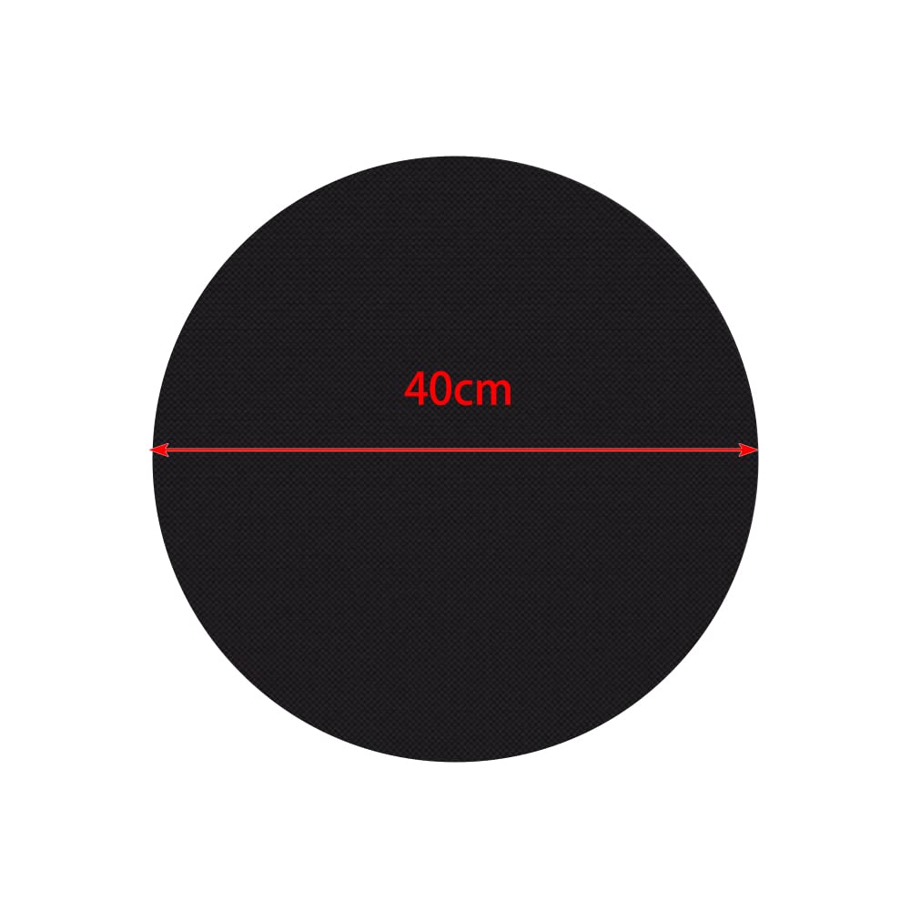 Set 4 Tappetini Antiaderenti Per Barbecue | Rotondi E Quadrati 40 Cm | Riutilizzabili | Facili Da Pulire - 4