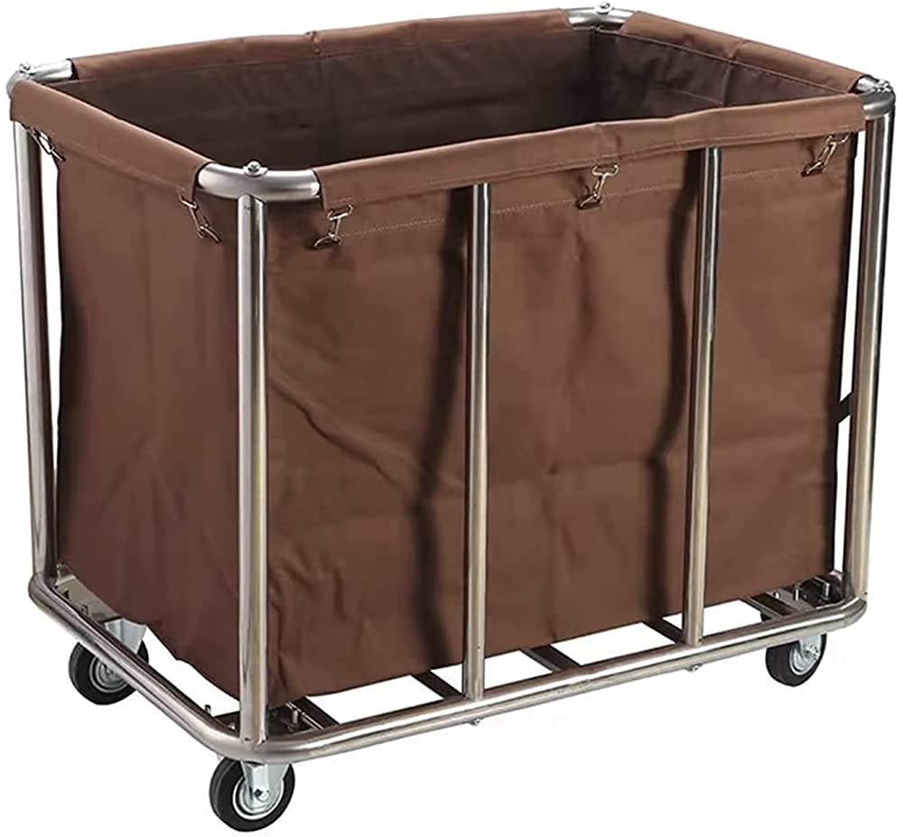 Abnehmbarer Wäschekorb mit waschbarer Tasche – Vielseitiger Allzweckwagen für einfachen Transport und Aufbewahrung – ideal für den Haushalt