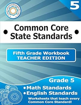 Paperback Fifth Grade Common Core Workbook - Teacher Edition Book