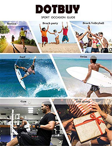 DOTBUY Uomo Spiaggia Pantaloncini Estate, Costume