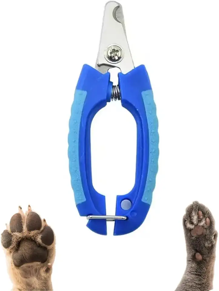 Alicate Cortador de Unhas para Cães e Gatos - Aço Inoxidável com Cabo Ergonômico para Animais de Estimação
