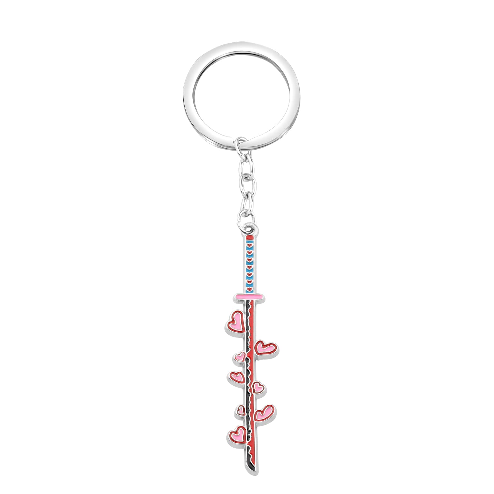CYTING Demon Inspired Keychain Nichirin Sword Cosplay Gift Slayer Jewelry Gift For Anime Lover, Mitsuri Keychain, M