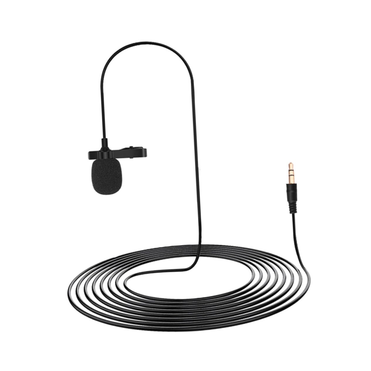 CAXUSD Professional Condenser Mic 3.5mm Connector for Gimbal Camera 2 Compatible