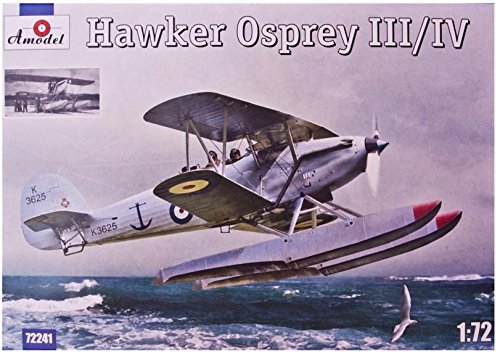 Amodel Avión flotante Hawker Osprey III/IV 72241 maqueta para proyectos de dioramas navales