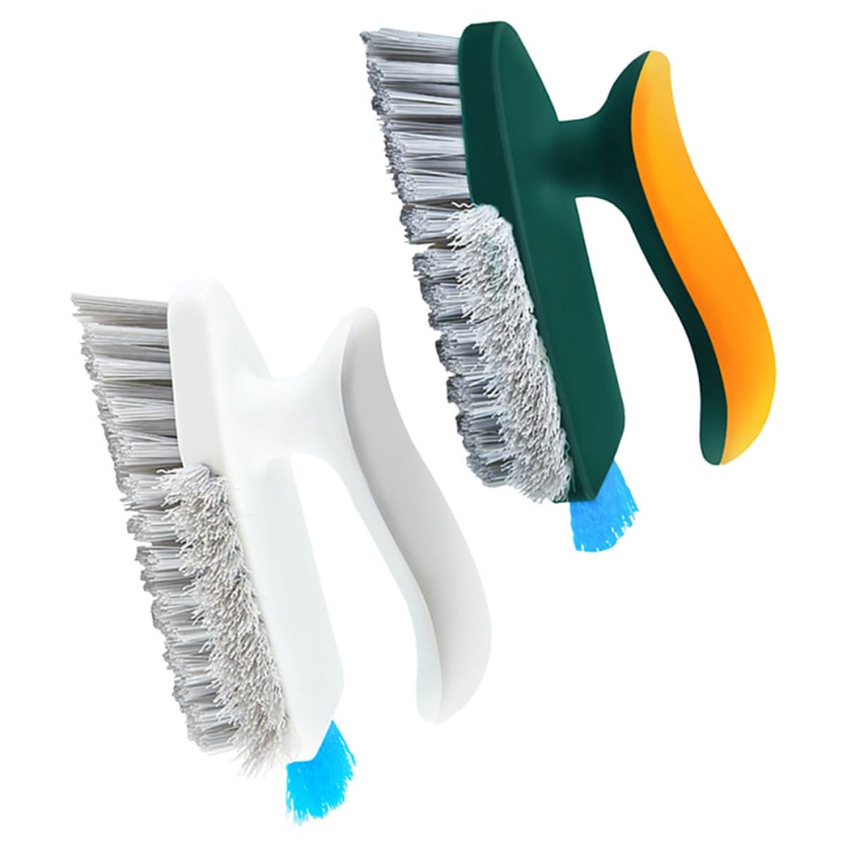 Alipis 8piezas Cepillo De Limpieza De Juntas y Esquinas Mango Ergonómico De Cepillo para Baño Dureza Alta para Azulejos y Grietas Duchas y Lavabos