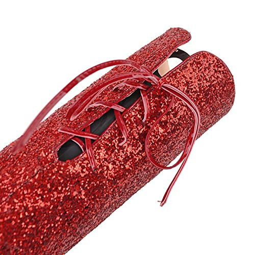 bbruriy Women's Sequins Over The Knee Thigh High Boots Long Stretch Pointed Toe Stiletto High Heels Sexy Boots for Nightclub Pole Dancing Catwalk3