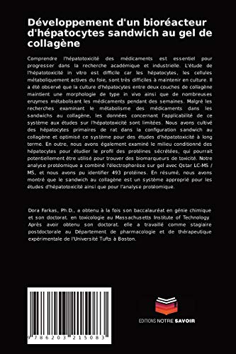 Développement d'un bioréacteur d'hépatocytes sandwich au gel de collagène