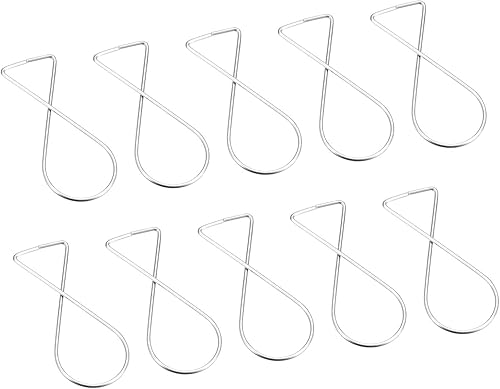 YOKIVE 20 ganchos de techo, ganchos de acero inoxidable para colgar manualidades, decoración de manualidades, ideal para el hogar, oficina, tienda