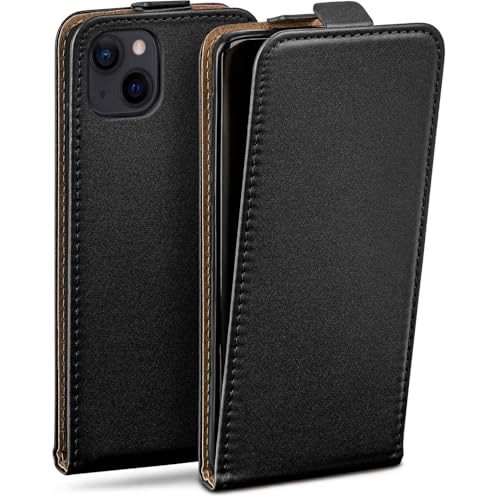 Protection à 360° pour iPhone 15 Plus étui à rabat avec protège-écran noir
