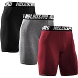Neleus Men's Performance Compression Shorts 3 Pack