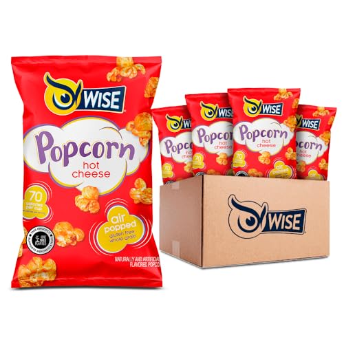 Wise Snacks Hot Cheese Popcorn 42 Count
