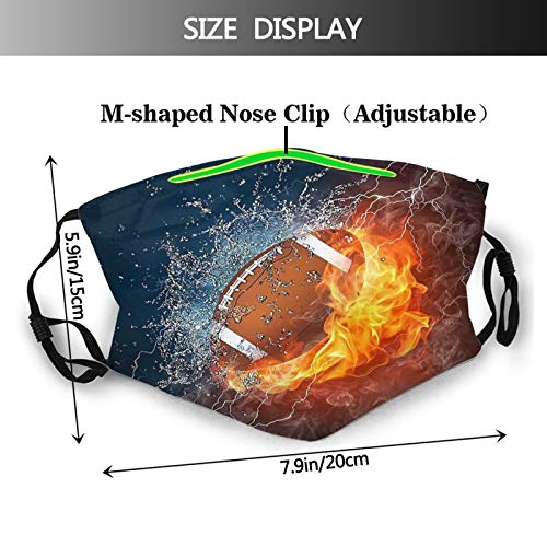 Unisex Adjustable Washable Reusable Windproof Mask Play American Football Sports_Face Mask - Thumbnail 2