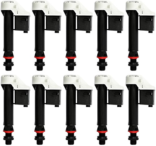 Image of Korky QuietFILL Toilet Fill Valve - Universal Fits 99% of Toilets - Easy Height Adjust for Fast Install, 528, (Pack of 10)