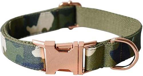 Miniatura 7 de Love Dream Collar de perro con corbatín, collar de perro de camuflaje resistente con hebilla de metal de liberación rápida, collares de perro